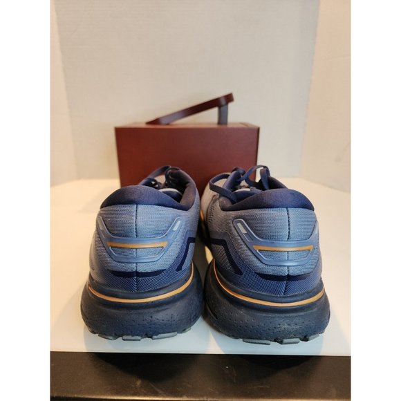 Brooks Ghost 15 Men’s Blue 12 D Running Shoes Flintstone/Peacoat/Oak 1103931D025 main image 5